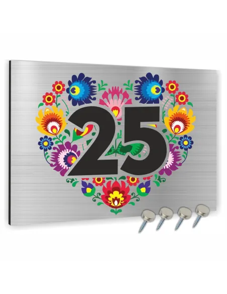 Tabliczka 30x20cm Numer Budynek Aluminium Element Ludowy