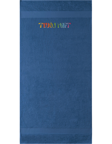 Ręcznik bawełniany z haftem Logo lub tekst Premium Logo Bawełna 140x70cm