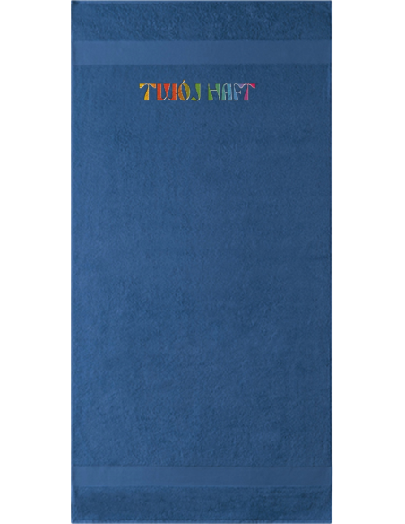 Ręcznik bawełniany z haftem Logo lub tekst Premium Logo Bawełna 140x70cm