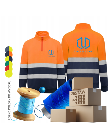 Personalizowana bluza sweatshirt Odzież robocza Personalizacja 12 sztuk