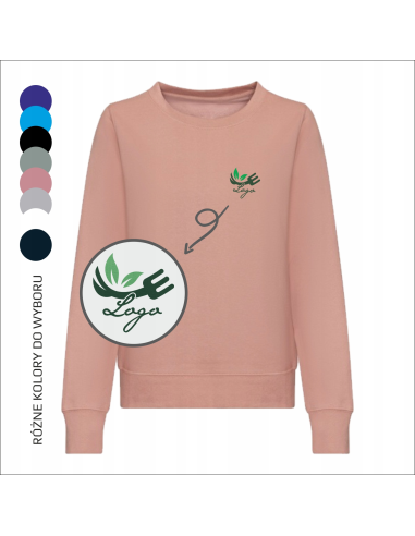 Bluza basic damska z haftem Personalizacja Logo firmy Własny logotyp