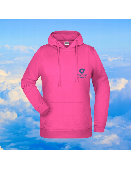 Personalizowany damski hoodie Haft Własne logo Personalizacja Reklama Baweł
