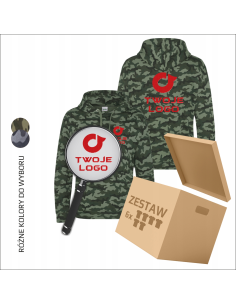 Personalizowane bluzy z kapturem własne logo | Odzież reklamowa | Logo 6 sz