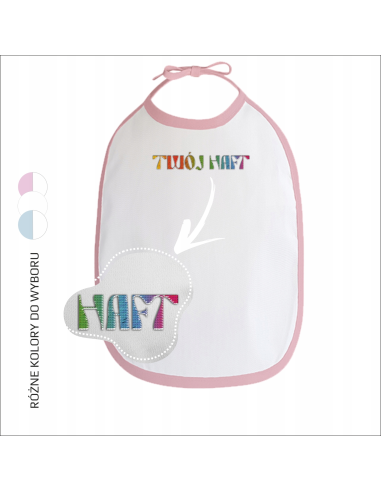 Haftowany śliniak | Znakowanie odzieży | Personalizacja | Odzież reklamowa
