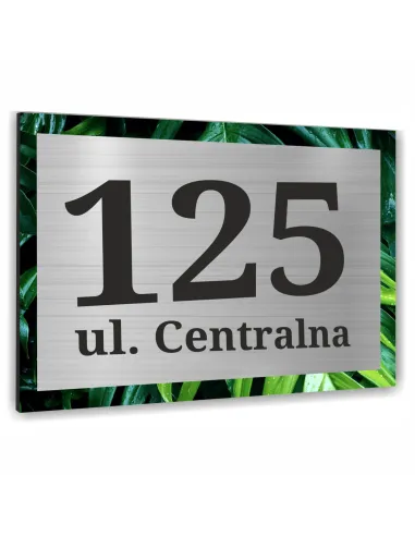 Tabliczka 30x20cm Numer Budynek Dom Aluminium Drugoplanowe