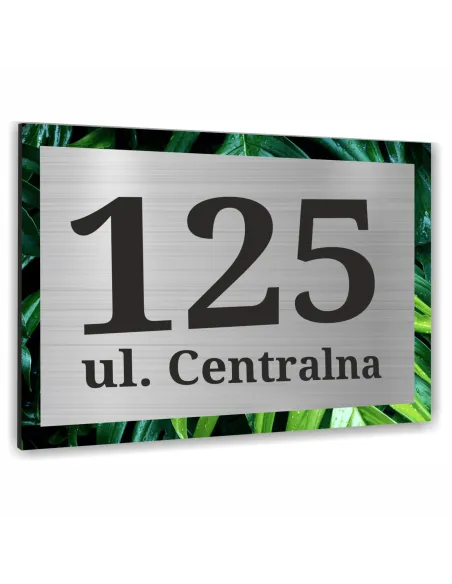 Tabliczka 30x20cm Numer Budynek Dom Aluminium Drugoplanowe