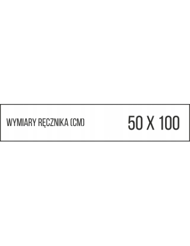 Ręcznik z haftem logo | Tekstylia reklamowe | 50x100 cm | 12szt