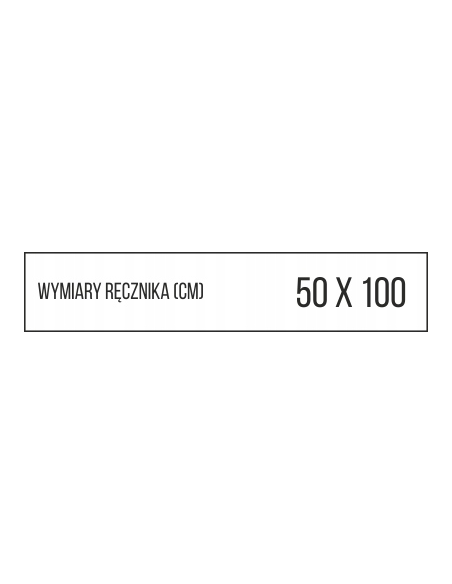 Ręcznik frotte z haftem 50 cm | Personalizacja | Hotel SPA 6szt