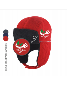 Czapka zimowa trapper z personalizacją | Haft logo | Komfort i ciepło