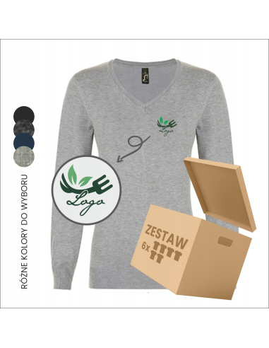 Sweter damski z personalizacją | Haft | Komfort i styl marki 6szt