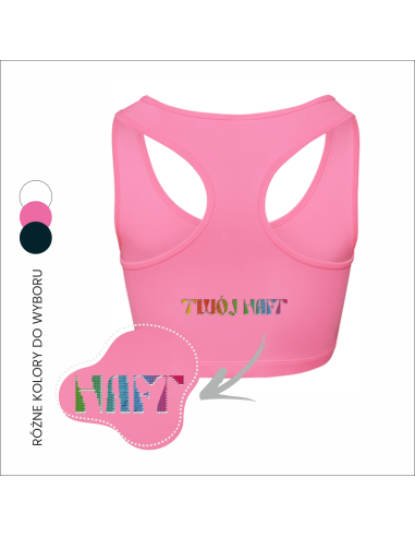 Sportowy top damski z personalizacją | Haft | Komfort i styl 12 sztuk