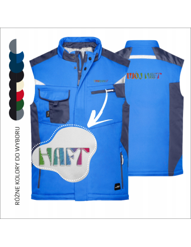 Kamizelka softshell z haftem | Odzież firmowa i robocza