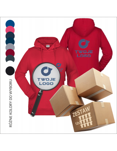 Damska hoodie z personalizacją | Haft | Odzież promocyjna