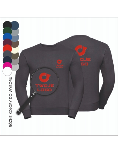 Sweter z personalizacją haftem | Odzież reklamowa | Logo