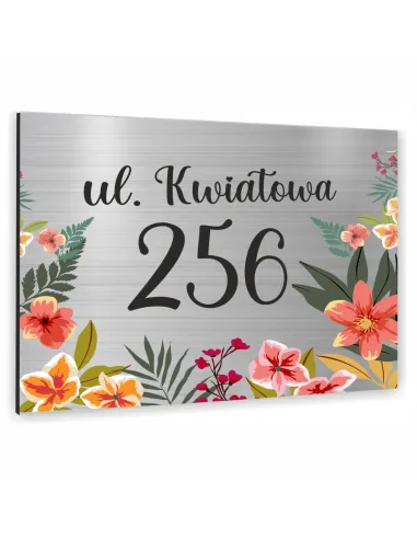 Tabliczka 40x30 cm Adresowa Aluminiowa Kolorowa Tablica