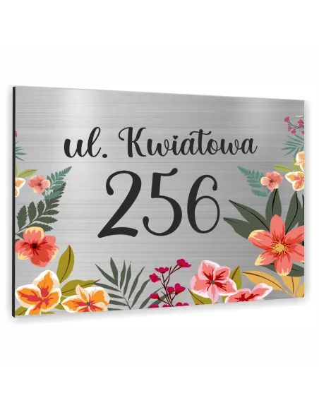 Tabliczka 40x30 cm Adresowa Aluminiowa Kolorowa Tablica