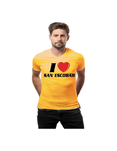 Koszulka z Nadrukiem i Love San Escobar Personalizowany