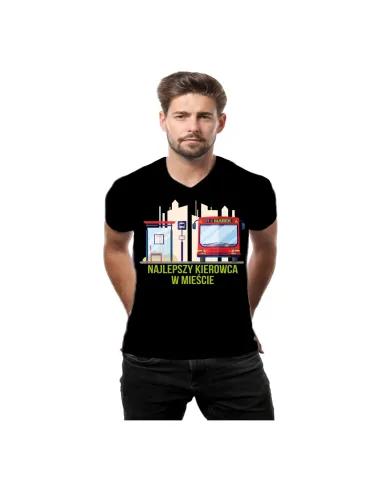 Koszulka z Nadrukiem Najlepszy Kierowca Świecie Prezent