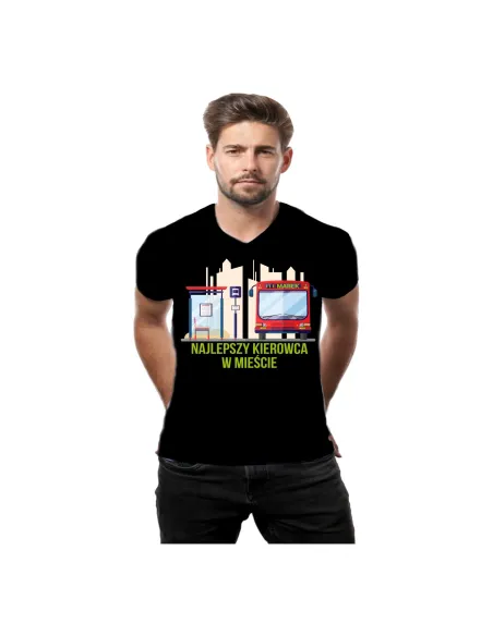 Koszulka z Nadrukiem Najlepszy Kierowca Świecie Prezent