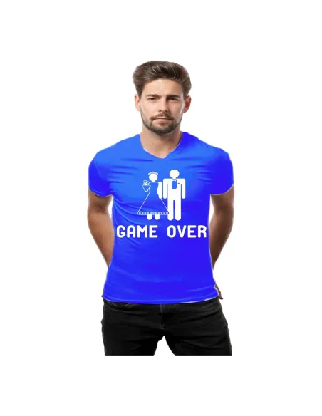 Koszulka – Game Over Prezent Wieczór Kawalerski Zabawna