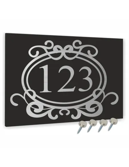 Tabliczka 40x30 cm Tablica Adresowa Aluminiowa Wkrętami