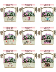 Prezent Skrzynka Prezentowa na Kwiaty Nadrukiem Zdjęciem