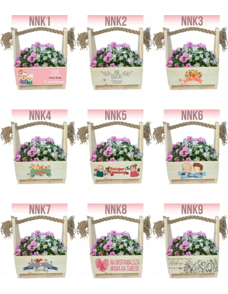 Prezent Skrzynka Prezentowa na Kwiaty Nadrukiem Zdjęciem