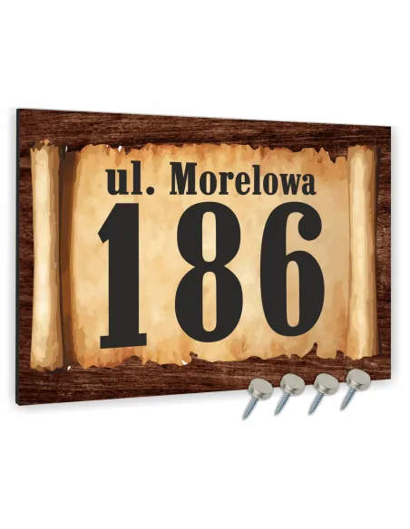 Tabliczka 40x30 cm Adresowa Aluminiowa Oznaczenie Domu