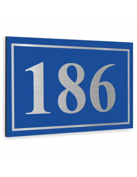 Tabliczka 40x30 cm Tablica Adresowa Aluminiowa Niebieskie