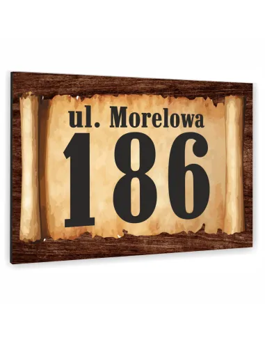 Tabliczka 40x30 cm Adresowa Aluminiowa Oznaczenie Domu