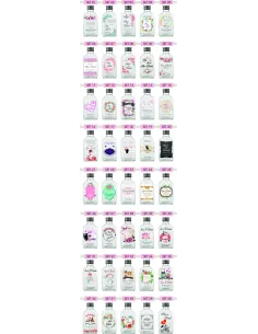 Buteleczki Weselne z Nadrukiem UV 100 ml 150 szt Gości