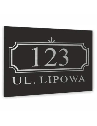 Tablica Adresowa Metal Numer Domu Posesji Dibond 40x30