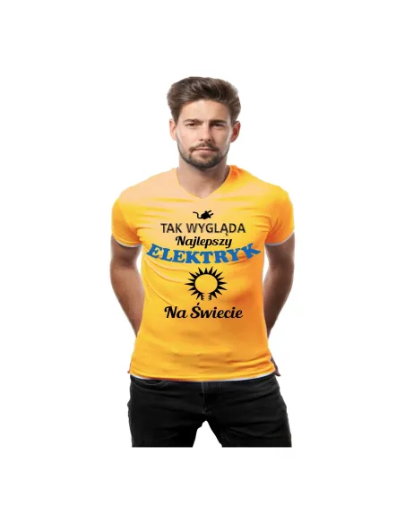 Koszulka Tak Wygląda Najlepszy Elektryk Świecie Prezent