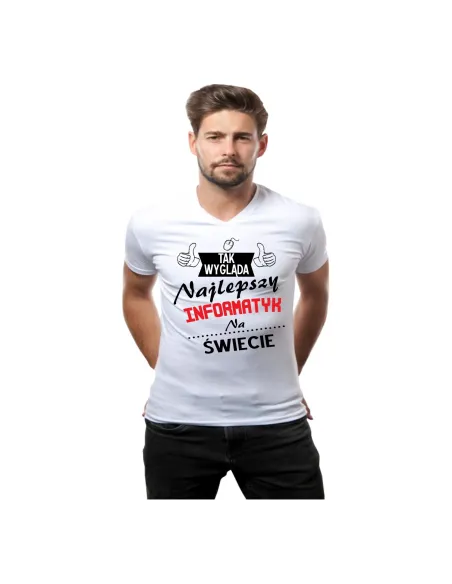 Koszulka z Nadrukiem – Tak Wygląda Najlepszy Informatyk