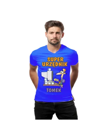 Koszulka z Nadrukiem Urzędnik Foto Prezent Urzędnika