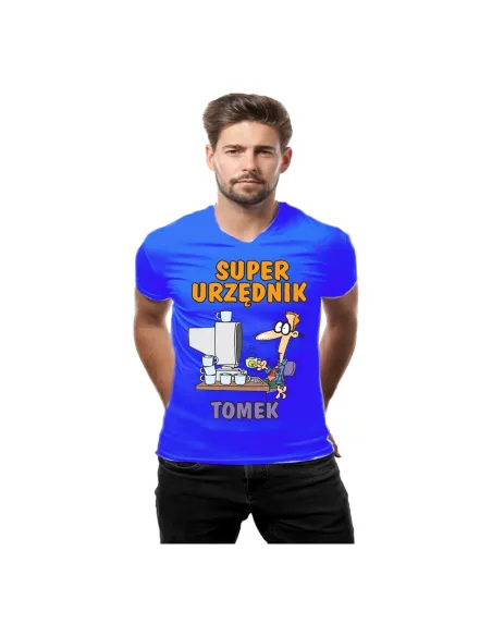 Koszulka z Nadrukiem Urzędnik Foto Prezent Urzędnika