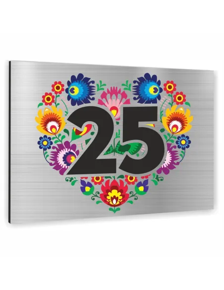 Tabliczka 40x30cm Numer Budynek Aluminium Element Ludowy