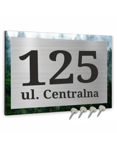 Tablica Adresowa Nazwa Ulicy Aluminium Kraj Obraz 40x30cm