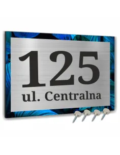 Tabliczka Numer Budynek Aluminium Kolorowy Nadruk 40x30cm