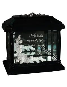 Lampion Znicz Kapliczka Grawerem dla Babci Personalizowany