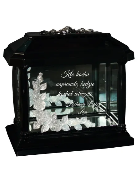 Lampion Znicz Kapliczka Grawerem dla Babci Personalizowany