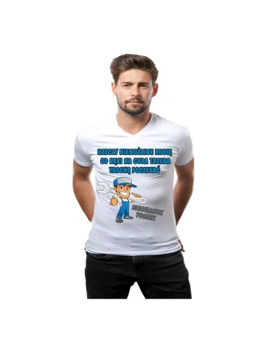 Koszulka z Nadrukiem Rzeczy Niemożliwe Robię Ręki Cuda