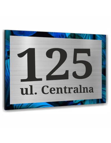 Tabliczka Numer Budynek Aluminium Kolorowy Nadruk 40x30cm
