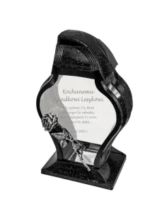 Personalizowany Znicz Grawerowany dla Dziadków z Grawerem