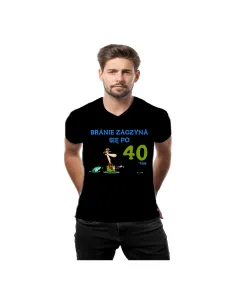 Koszulka – Prezent Urodzinowy Urodziny Nadrukiem Branie