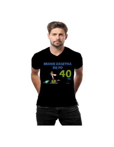 Koszulka – Prezent Urodzinowy Urodziny Nadrukiem Branie