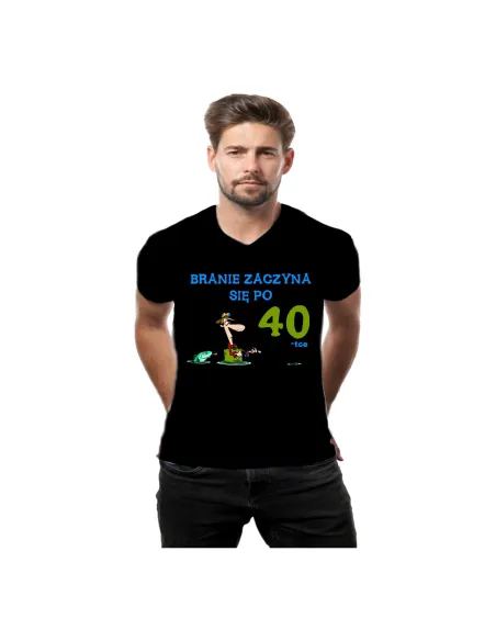 Koszulka – Prezent Urodzinowy Urodziny Nadrukiem Branie