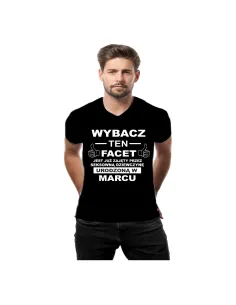 Koszulka z Nadrukiem Napisem Wybacz Ten Facet Jest Już