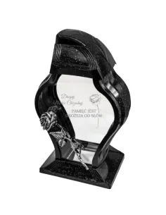 Personalizowany Znicz z Grawerem dla Chrzestnej z Nadrukiem