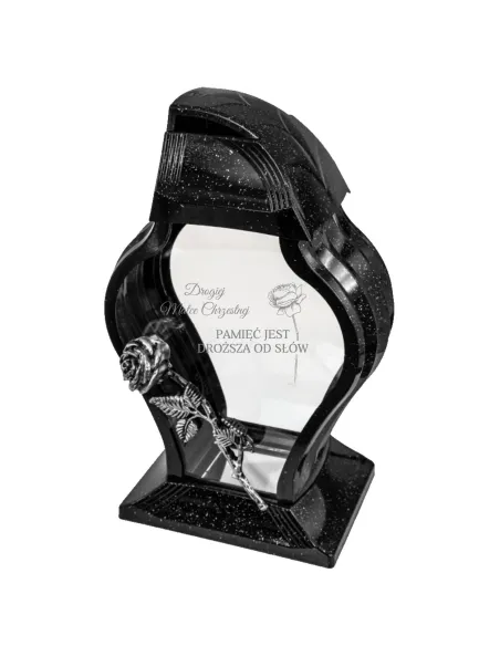 Personalizowany Znicz z Grawerem dla Chrzestnej z Nadrukiem